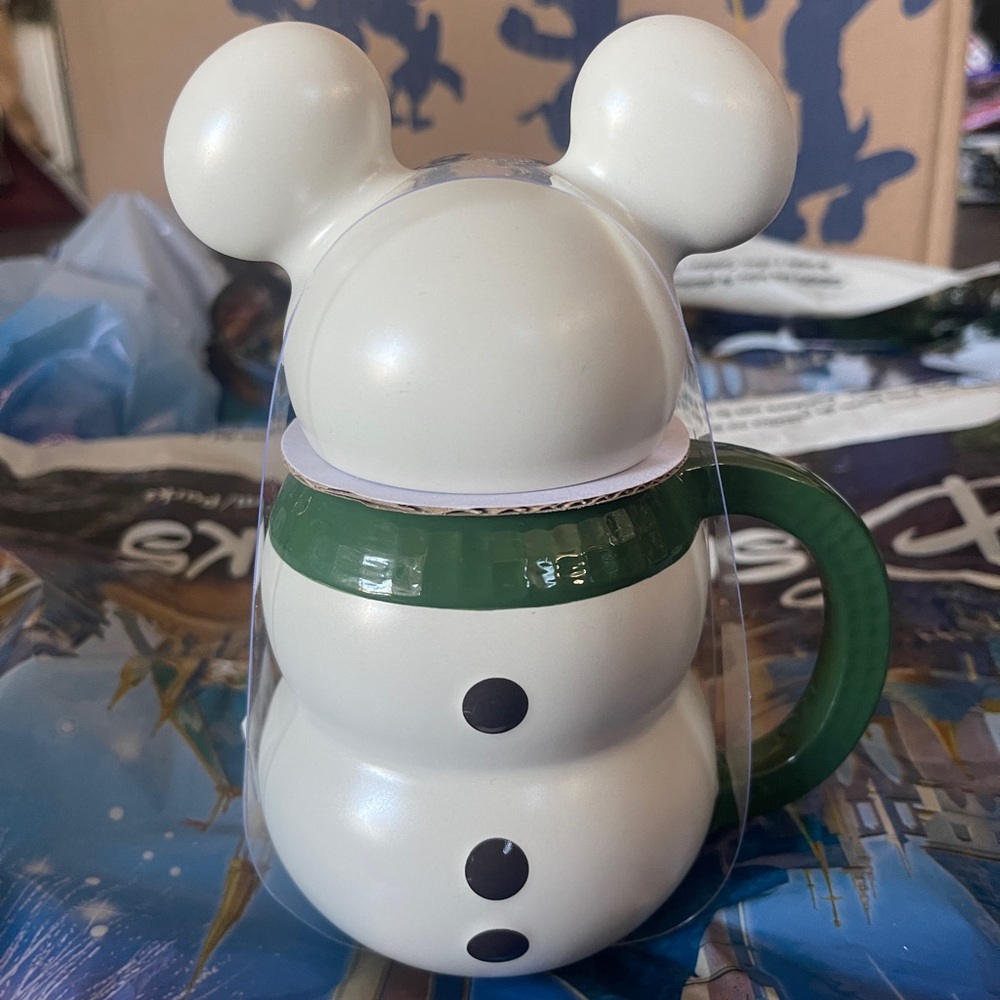 Disney Holiday Mickey Mouse Snowman Mug